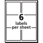 Avery® Shipping Labels, Sure Feed, 3-1/3&quot; X 4&quot; , 150 White Labels (8164 inside 33 Labels Per Sheet Template
