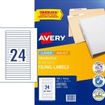 Avery White Lever Arch Filing Labels - 134 X 11Mm - 600 Labels (L7170 within Labels For Lever Arch Files Templates