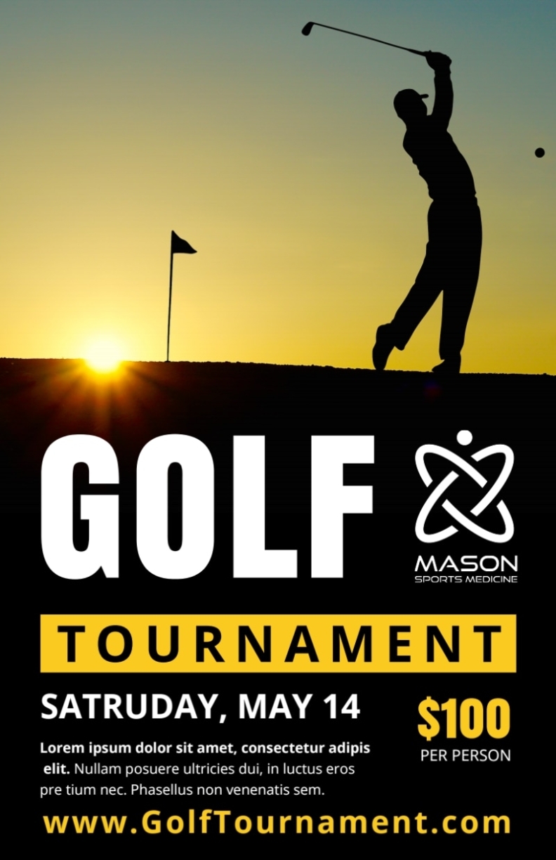 Awesome Golf Tournament Flyer Template | Mycreativeshop Inside Golf Outing Flyer Template