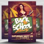 Back To School Party Flyer Template V3 - Flyerheroes regarding Back To School Party Flyer Template