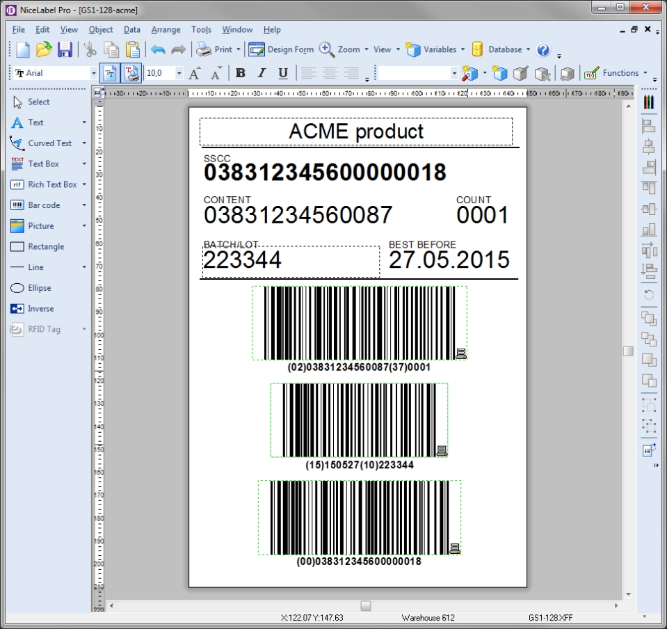 Barcode Labels - Sap S4/Hana With Regard To Pallet Label Template