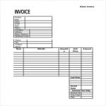Blank Invoice Paper - Task List Templates inside Invoice Checklist Template