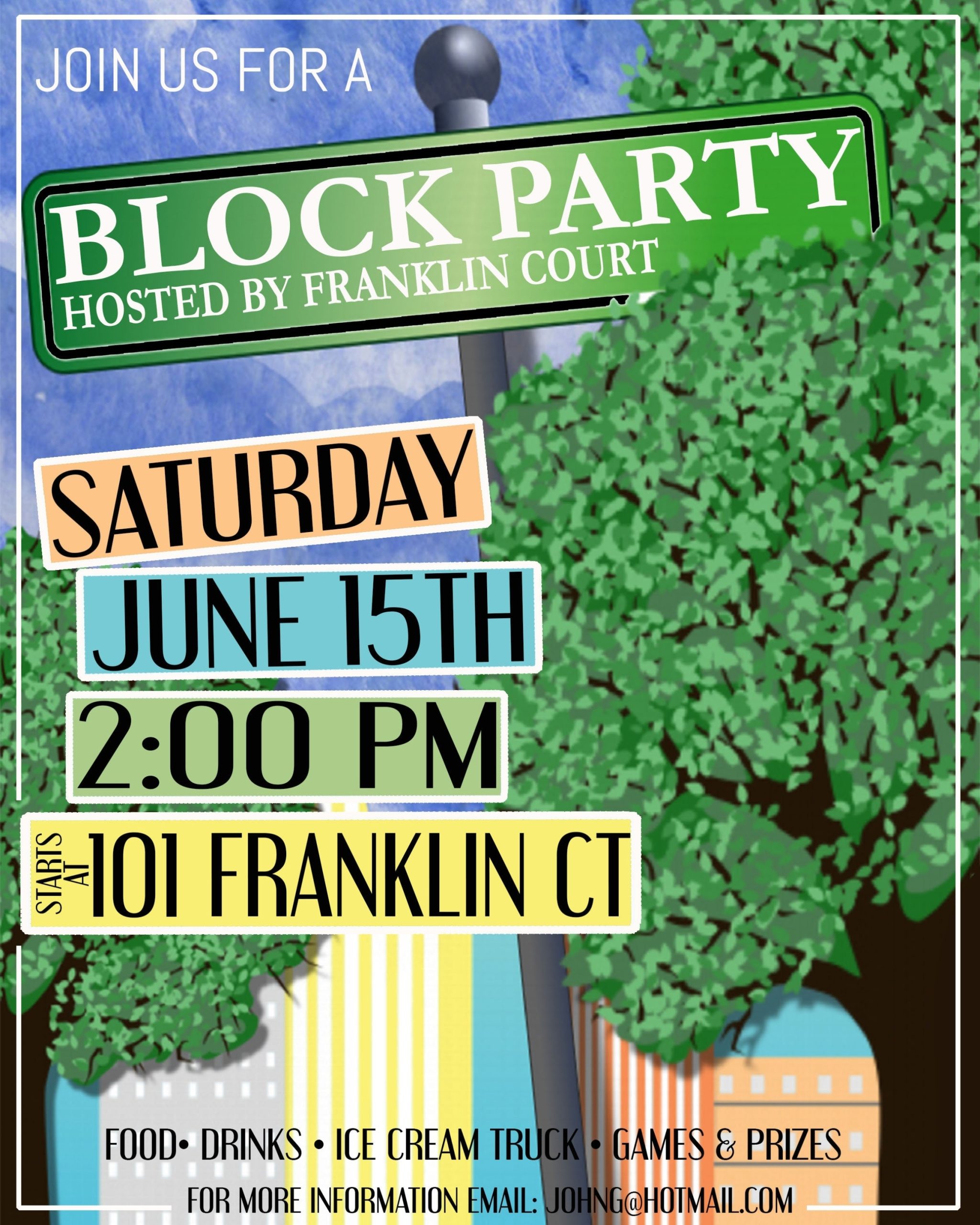 Block Party Flyer Editable Event Flyer Poster Instant | Etsy With Regard To Block Party Flyer Template