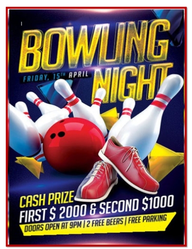 Bowling Game Flyer Templates - Free Template Downloads With Regard To Bowling Flyers Templates Free