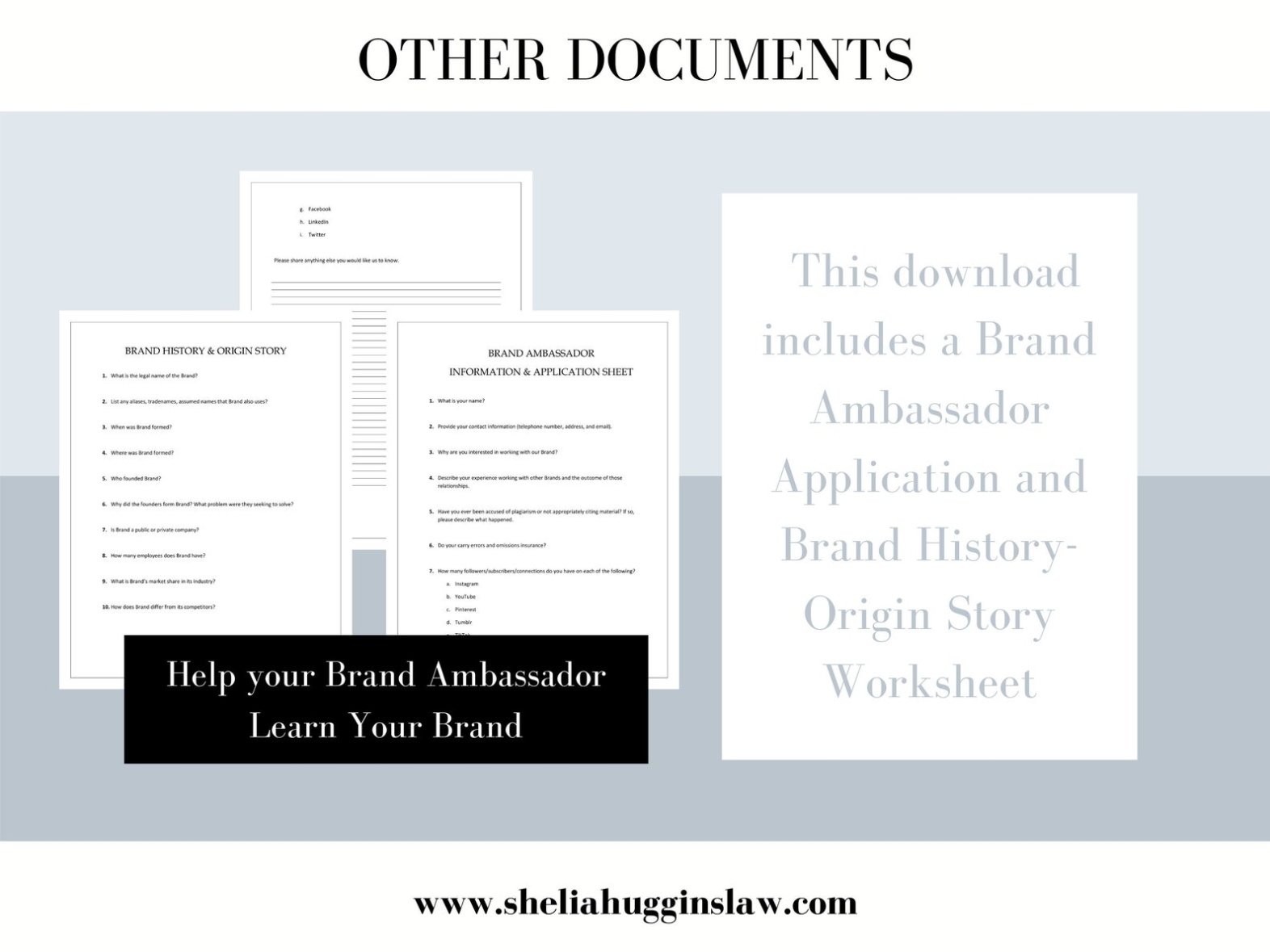 Brand Ambassador Agreement & Application Printable Digital | Etsy Pertaining To Brand Ambassador Agreement Template