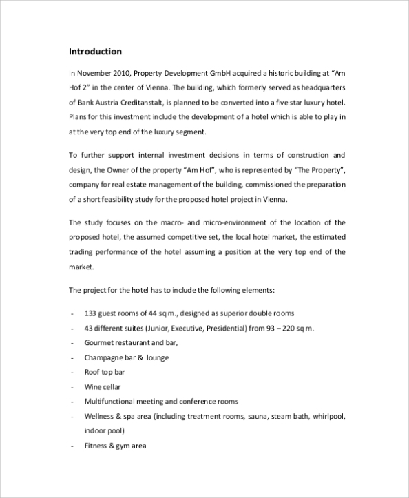Business Feasibility Study Template Free Download | Hq Template Documents With Feasibility Study Template Small Business