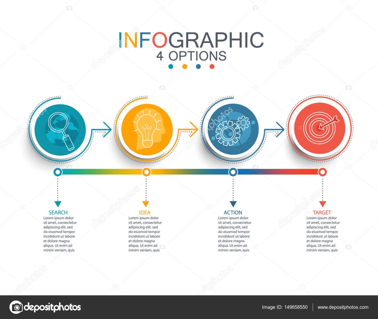 Business Infographic Template ⬇ Vector Image By © Tandav | Vector Stock With Infograph Template