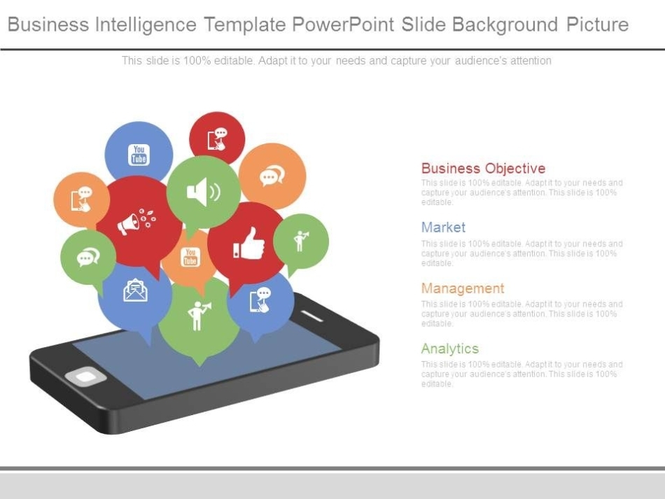 Business Intelligence Template Powerpoint Slide Background Picture Within Business Intelligence Powerpoint Template