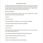 Business Plan Outline Template - 9+ Free Word, Excel, Pdf Format intended for Business Plan Template Free Word Document