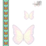 Butterfly Letterhead pertaining to Butterfly Labels Templates