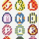 Buzy Bobbins: Big Easter Egg Alphabet Cross Stitch Design throughout Hama Bead Letter Templates