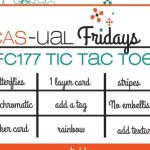Cas-Ual Fridays: Cfc177 -- Tic Tac Toe for Tic Tac Toe Menu Template