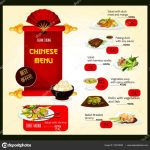 Chinese Restaurant Menu Templates | Vector Menu Template Of Chinese with Asian Restaurant Menu Template