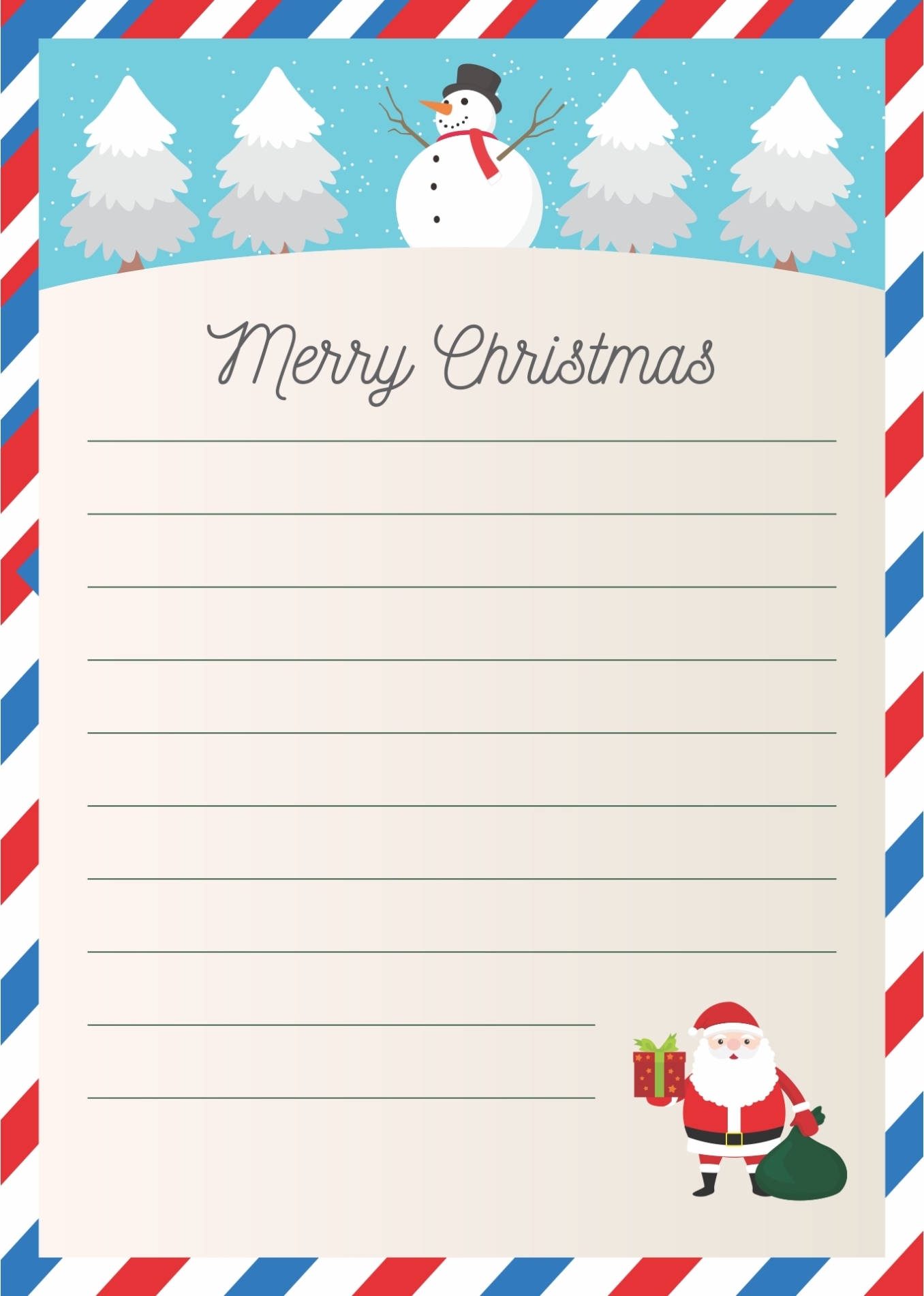 Christmas Letter Template Word - Aletters.one With Regard To Christmas Letter Templates Microsoft Word