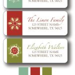 Christmas Return Address Labels Snowflake throughout Christmas Address Labels Template