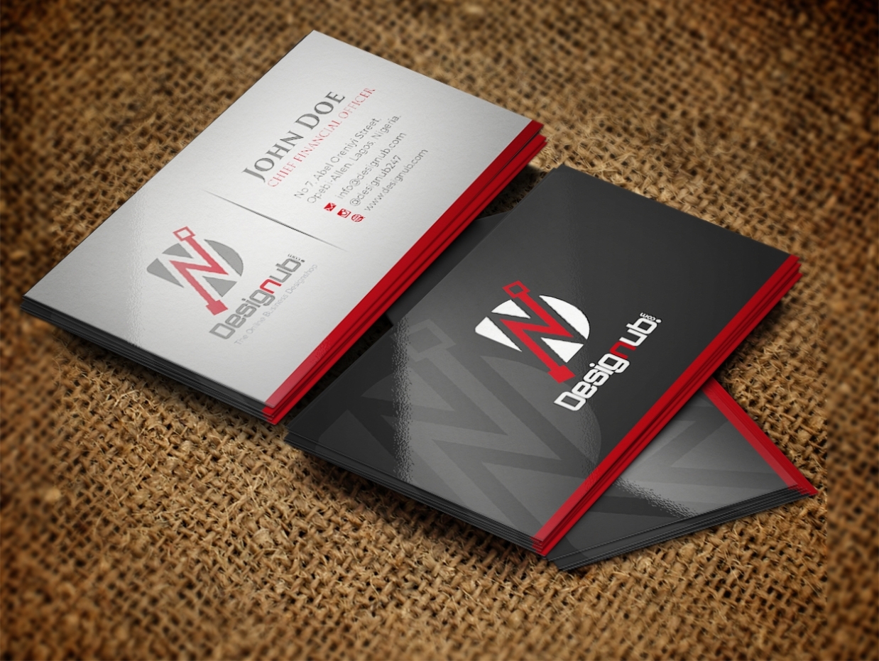 Classic Business Card Design Template | Designub With Generic Business Card Template