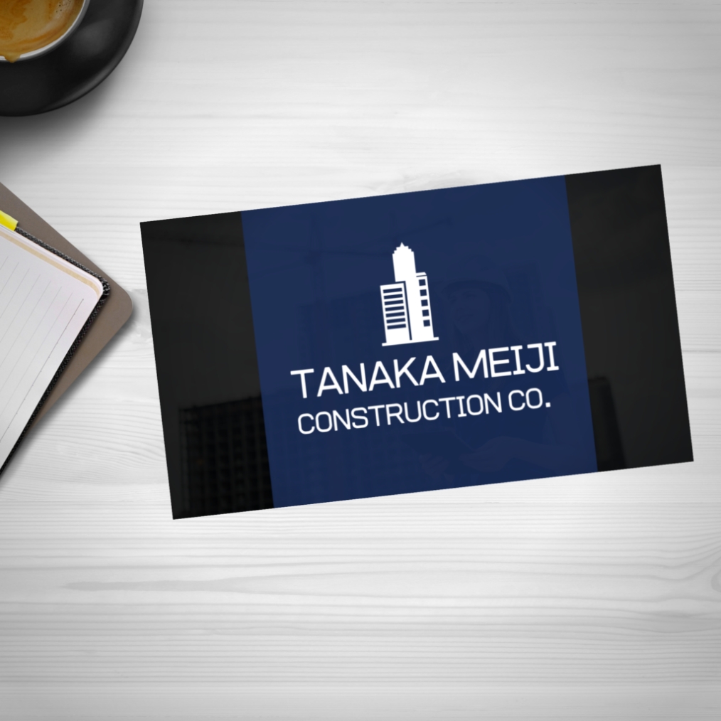 Construction Digital Business Card Template | Customizable Business Within Construction Business Card Templates Download Free