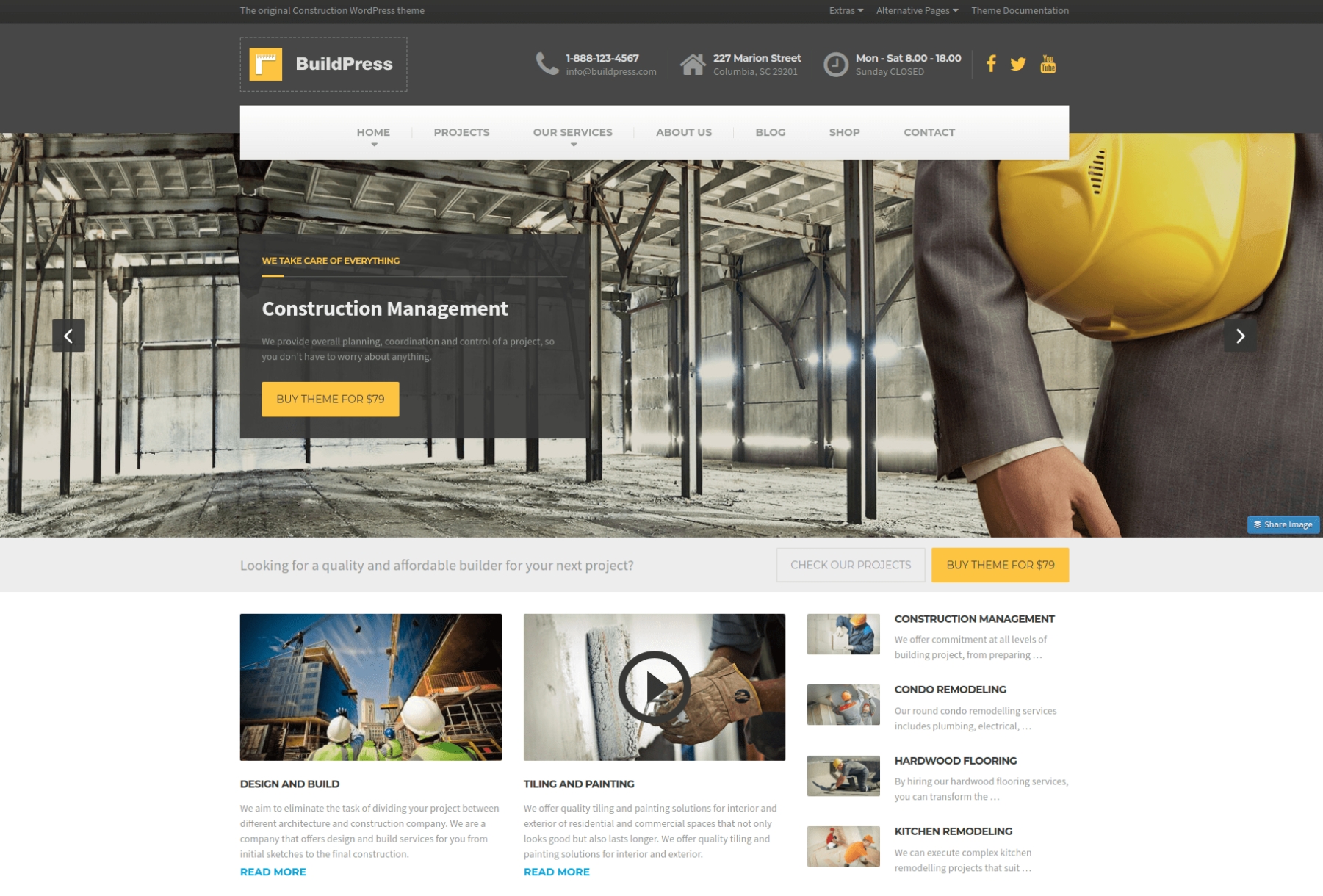 Construction Website Templates Ideal For Building A Professional Intended For Professional Website Templates For Business