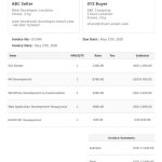 Consulting Invoice Template | 📃 Free Invoice Generator intended for Software Consulting Invoice Template