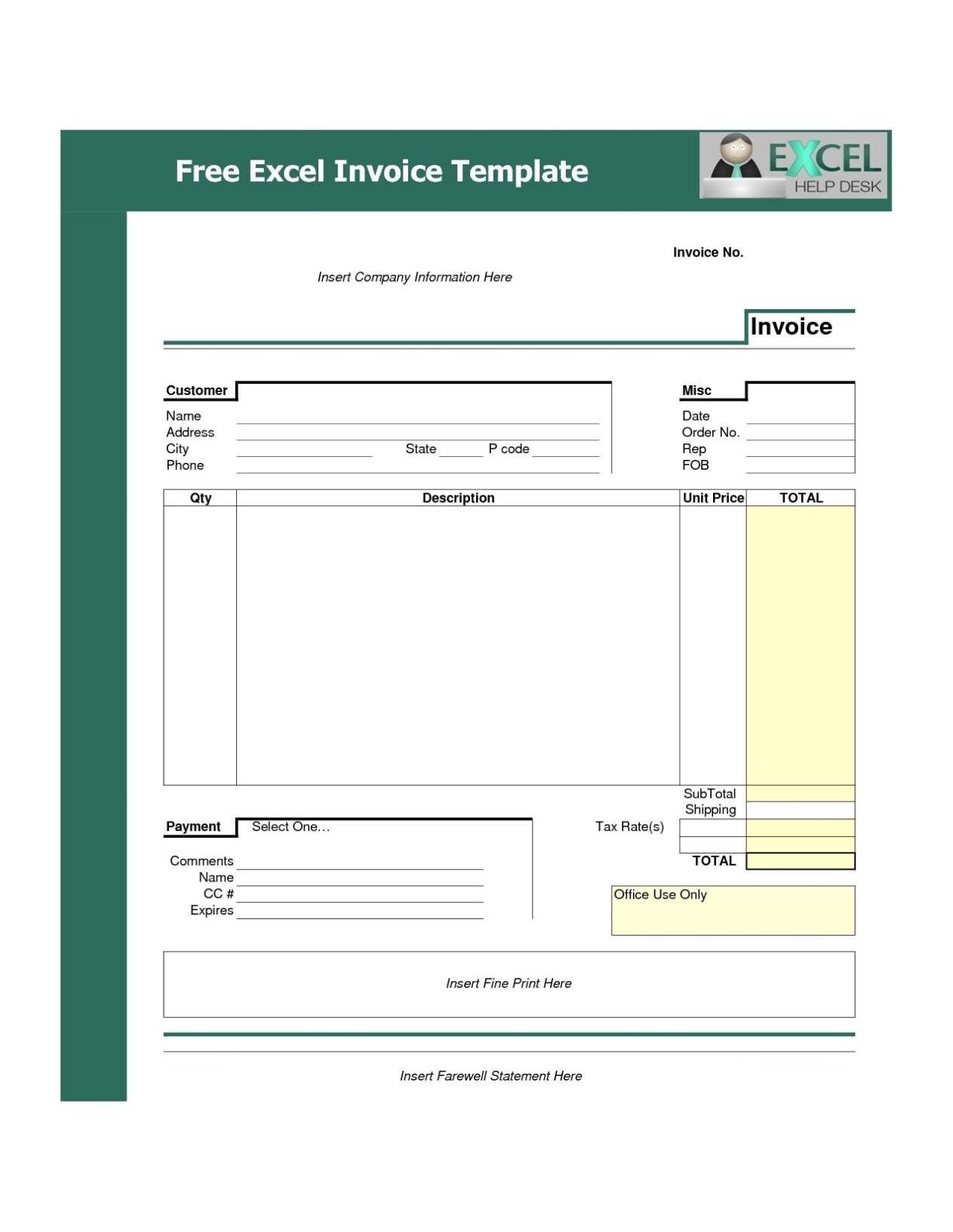 Contoh Download Invoice Template Libreoffice 2022 - Medical Record With Regard To Libreoffice Invoice Template