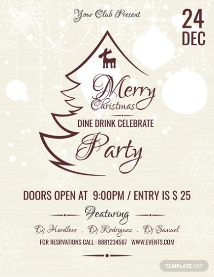 Cool Free Christmas Flyer Templates Microsoft Word - Salscribblings within Cool Flyer Templates For Word