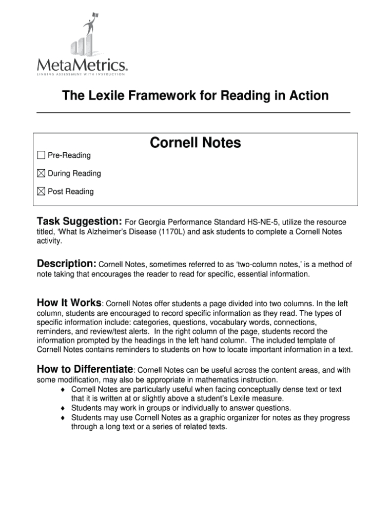 Cornell Notes Template Google Docs Form - Fill Out And Sign Printable In Cornell Notes Google Docs Template