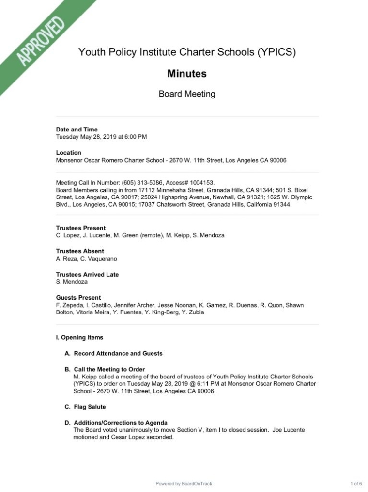 Corporate Minutes Template - Database - Letter Templates for Corporate Meeting Minutes Template