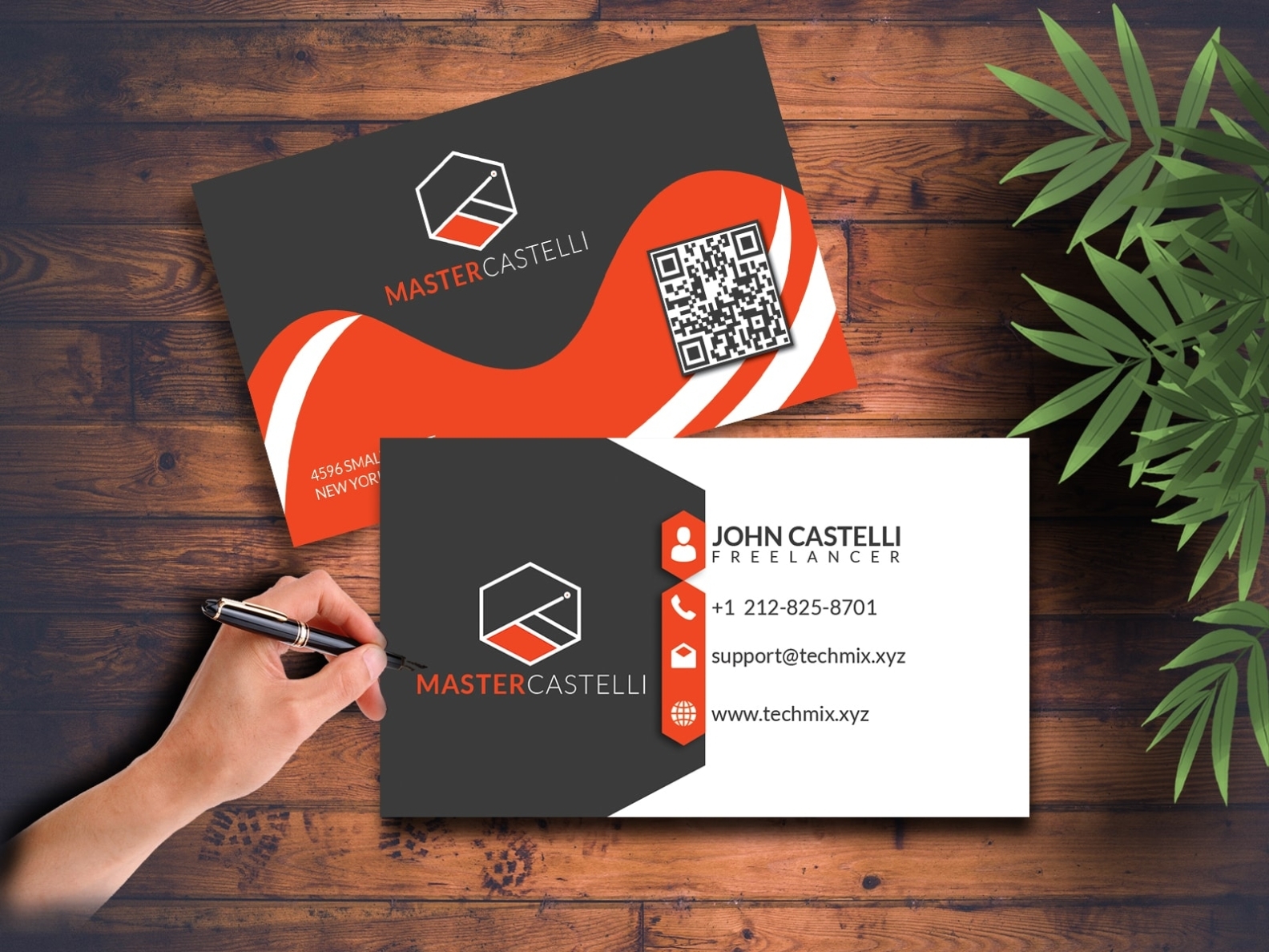 Creative Freelancer Business Card | Techmix Pertaining To Freelance Business Card Template