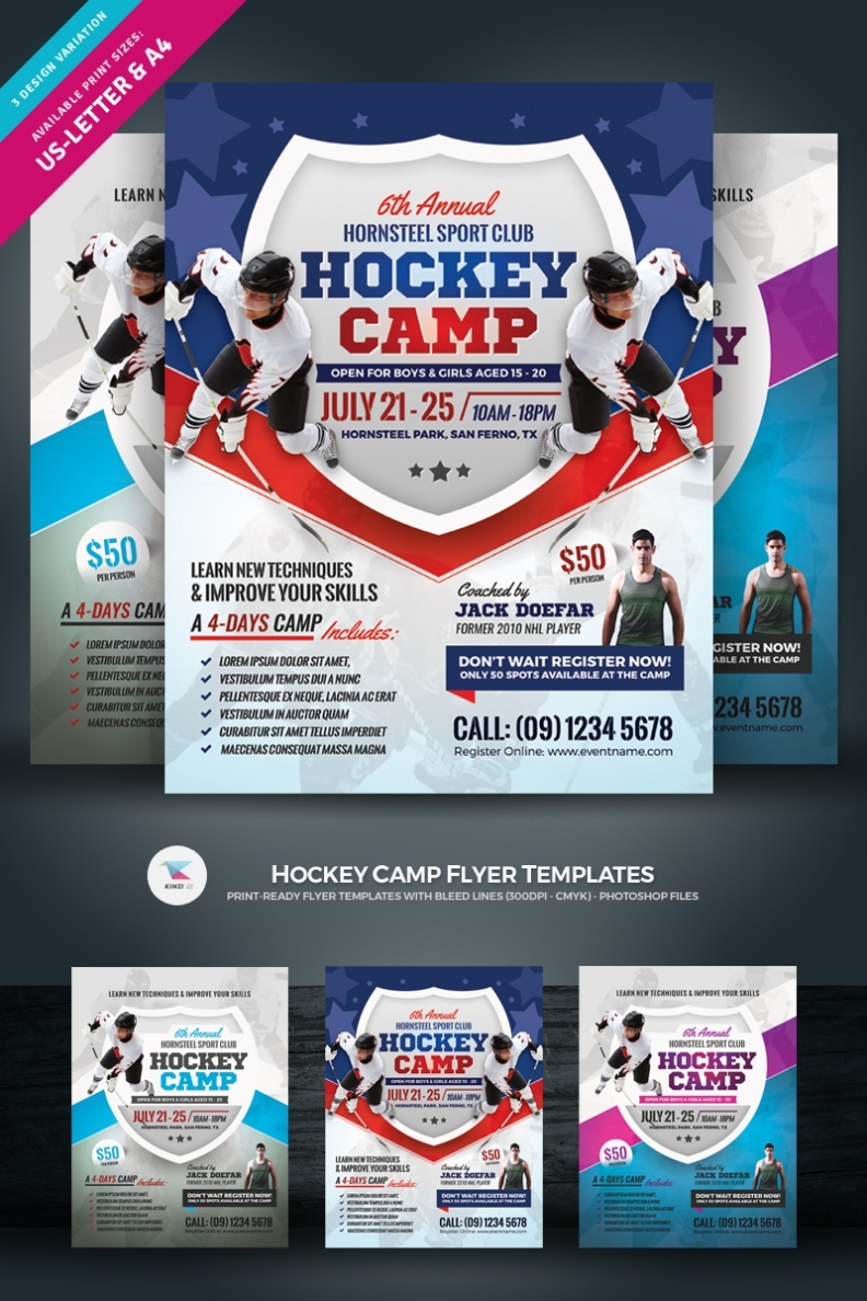 Creative Ready Made Sports Camp Flyer Templates | Entheosweb For Sports Camp Flyer Template