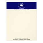 Crown 2In Color Header - Navy 000066 Letterhead | Zazzle throughout Department Of The Navy Letterhead Template