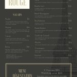 Customize 35+ French Menu Templates Online - Canva within French Cafe Menu Template