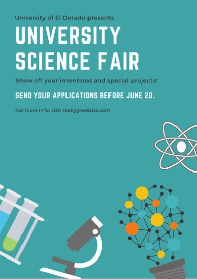Customize 62+ Science Fair Poster Templates Online - Canva Throughout Science Fair Labels Templates