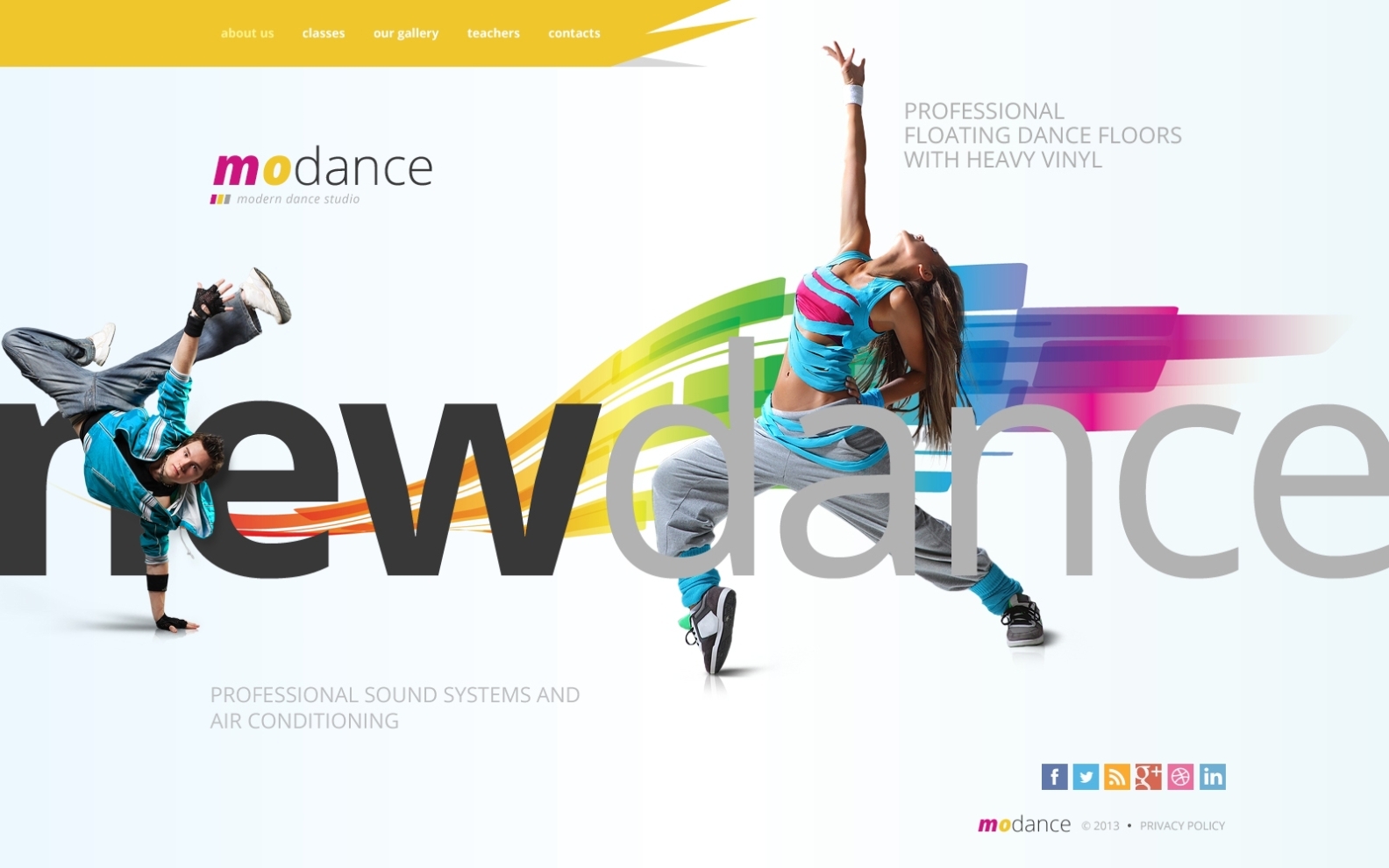 Dance Studio Website Template #45859 Intended For Free Dance Studio Business Plan Template
