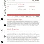 Free 11+ Puppy Sales Contract Templates In Pdf | Ms Word | Google Docs for Puppy Contract Templates