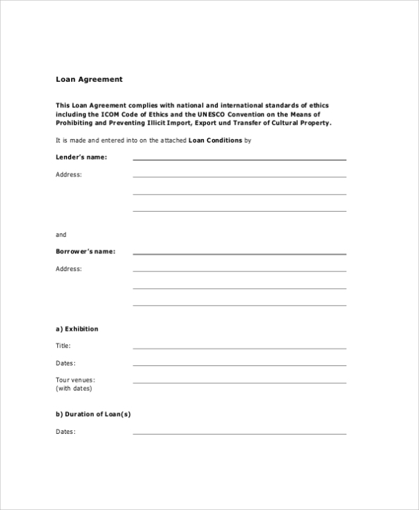 Free 14+ Sample Loan Agreement Templates In Pdf | Ms Word | Google Docs Pertaining To Trade Finance Loan Agreement Template