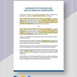 Free 17+ Shareholders Agreement Samples And Templates In Pdf | Ms Word inside Share Purchase Agreement Template Uk