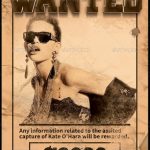 Free 17+ Wanted Poster Templates In Psd | Pdf | Pages | Indesign in Help Wanted Flyer Template Free
