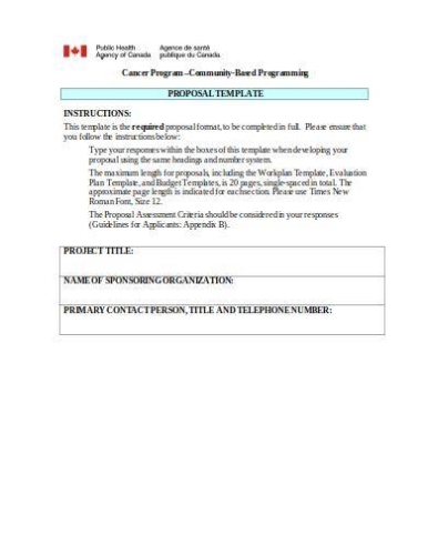 Free 18+ Simple Project Proposal Templates In Pdf | Ms Word | Pages within Simple Project Proposal Template