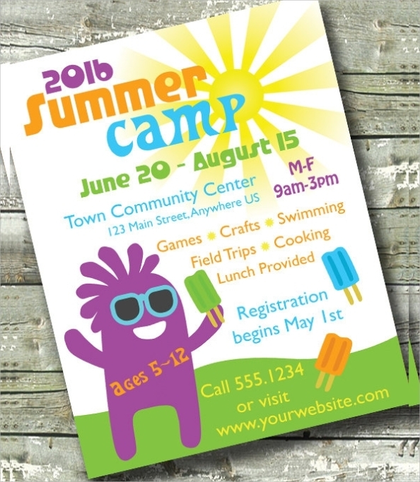 Free 22+ Camp Flyer Templates In Ms Word | Psd | Ai | Eps Intended For Free Summer Camp Flyer Template