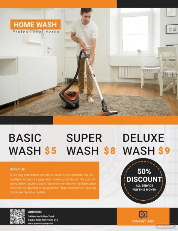 Free 36+ Modern Cleaning Flyer Templates In Psd | Ai | Eps | Indesign regarding Service Flyer Template Free