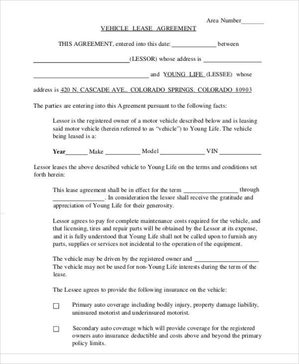 Free 37+ Lease Agreement Templates In Pdf | Ms Word In Free Motor Vehicle Lease Agreement Template