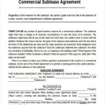 Free 44+ Agreement Forms In Pdf throughout Free Commercial Sublease Agreement Template