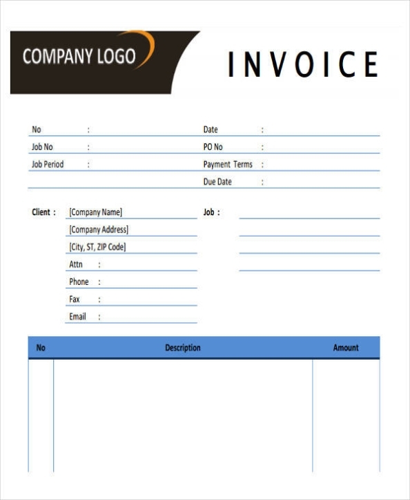 Free 45+ Invoice Templates In Ms Word | Pdf Throughout Graphic Design Invoice Template Pdf