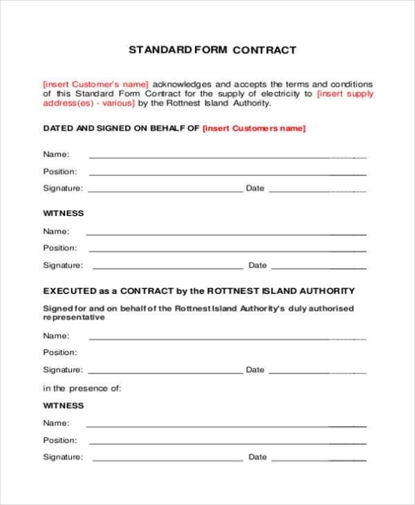 Free 7+ Sample Supply Contract Forms In Pdf | Ms Word For Client Service Agreement Template