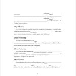 Free 7+ Simple Business Partnership Agreement Templates In Pdf | Ms with Business Contract Template For Partnership