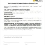 Free 8+ Apprenticeship Agreement Forms In Pdf | Ms Word regarding Individual Flexibility Agreement Template