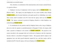 Free 9+ Employment Separation Agreement Samples In Pdf | Ms Word inside Simple Employee Separation Agreement Template