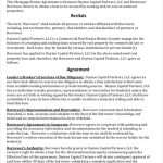 Free 9+ Sample Commercial Loan Agreement Templates In Ms Word | Pdf regarding Business Broker Agreement Template