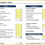 Free Balance Sheet Template For Small Business Of Free Excel Business for Small Business Balance Sheet Template