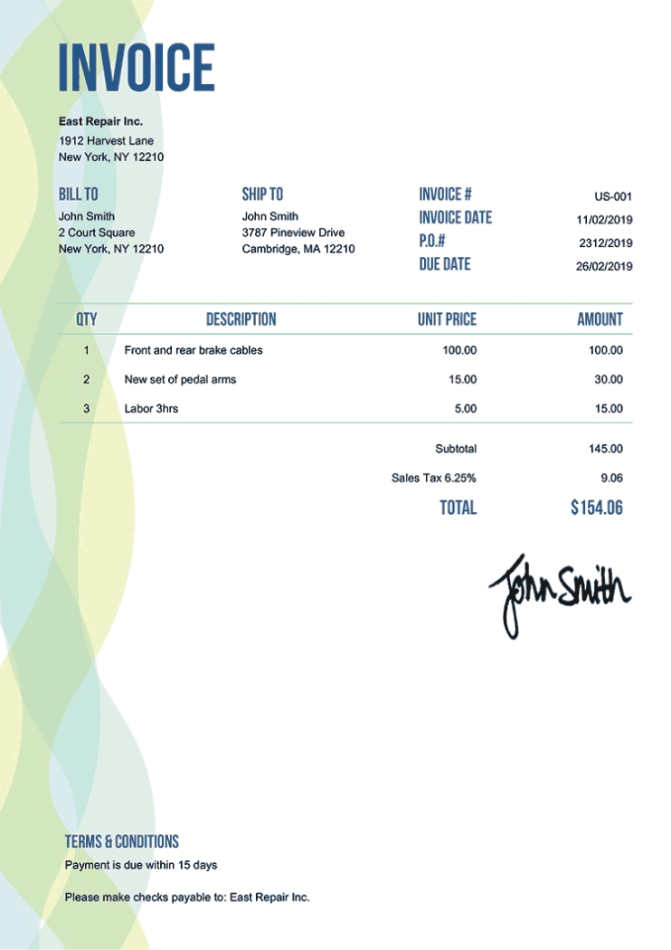 Free Business Invoice Template Downloads Within Free Business Invoice Template Downloads